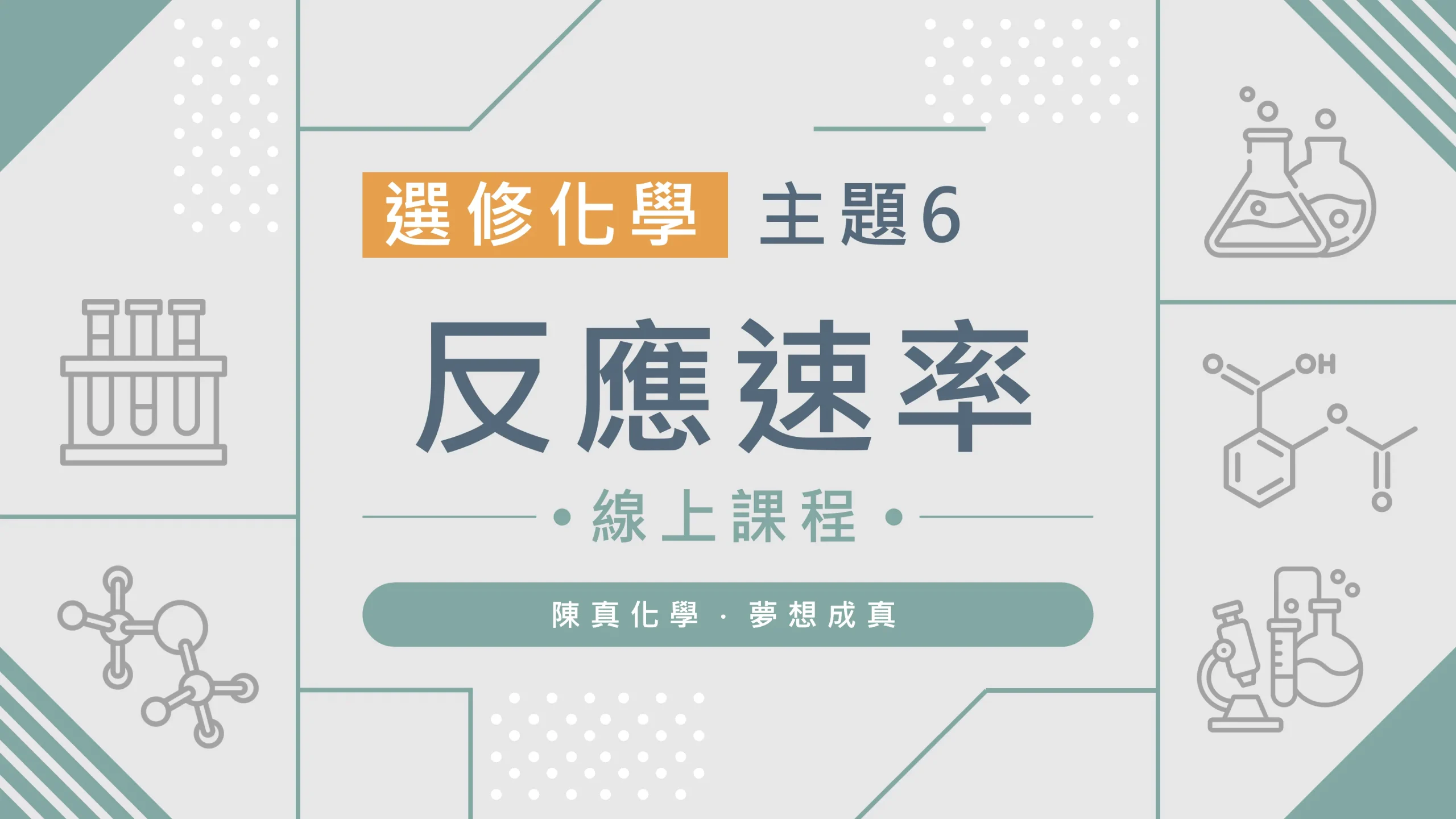 選修化學【主題6】反應速率